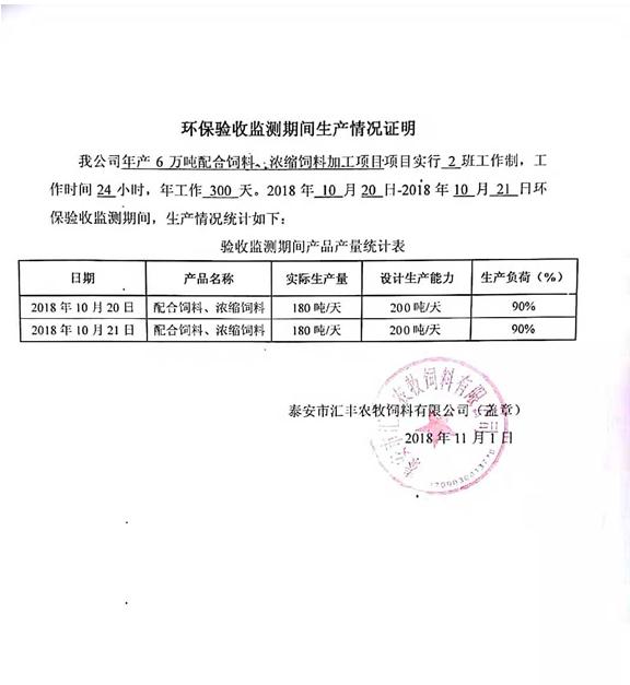 匯豐農牧飼料驗收